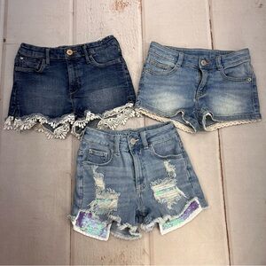 Girls Jeans Shorts Bundle